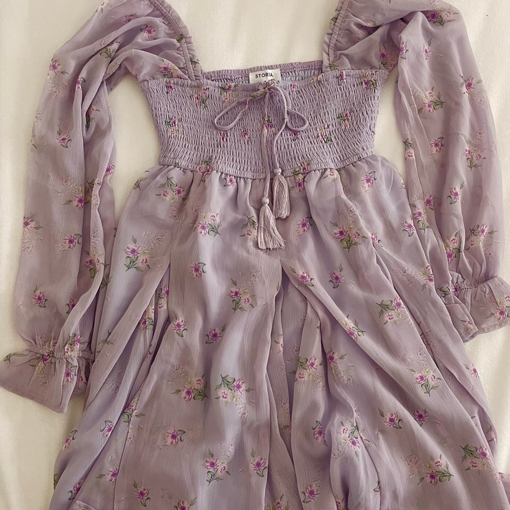 Silvie Puff Sleeve Mini Dress